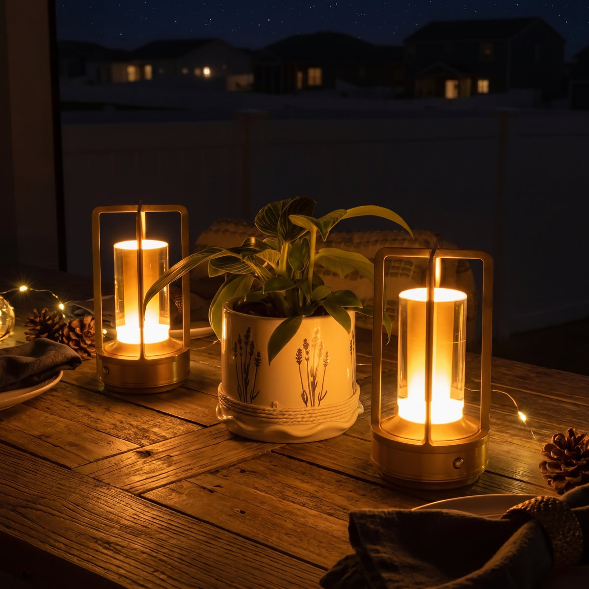 LP. Crystal Lamp